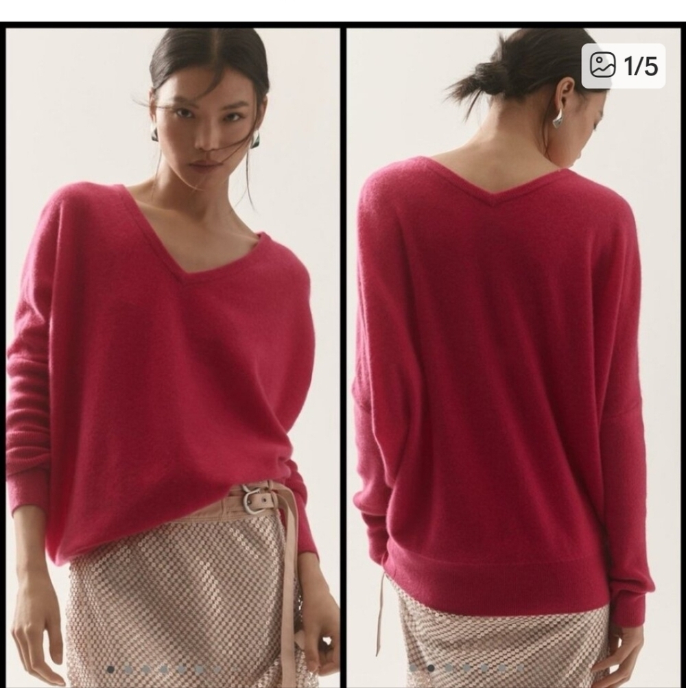 Maeve Cashmere Charley Sweater Sz Small